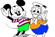 Pajo Patak i Miki Maus -Disney Bojanje
