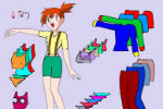Igra Pokemon – Oblačenje Misty